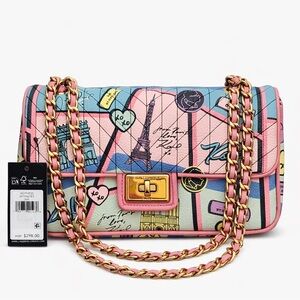 Karl Lagerfeld Paris Agyness Landmarks Shoulder Bag NWT RETAIL $298+